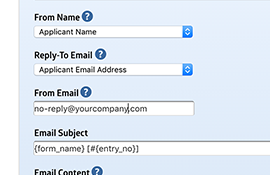 Custom Sender Address