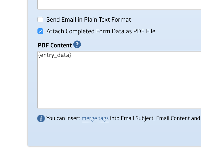 Export/Import Form Template