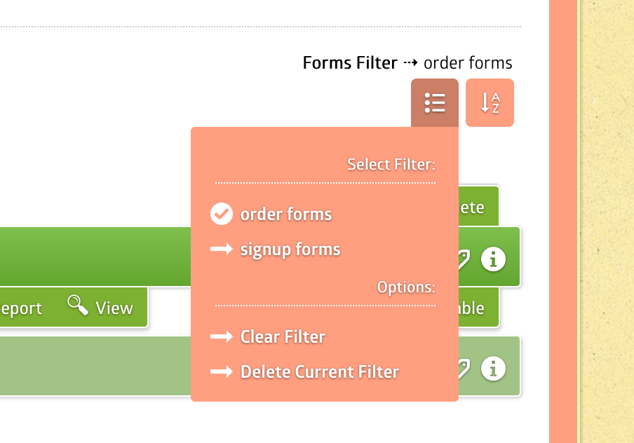 Form Filters