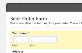 Order Form (PayPal)