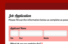 Job Application